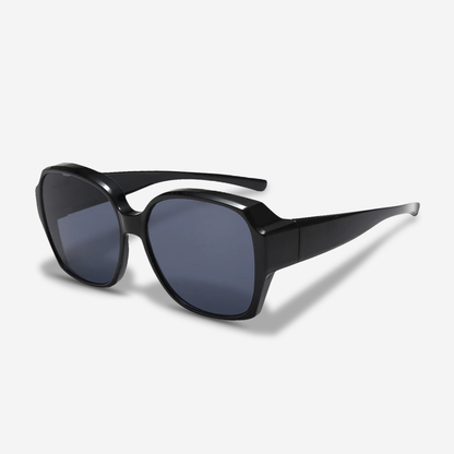 Polarized Clip-On Sunglasses for Prescription Glasses | UV400 Lenses Flip-Up Sun Shades