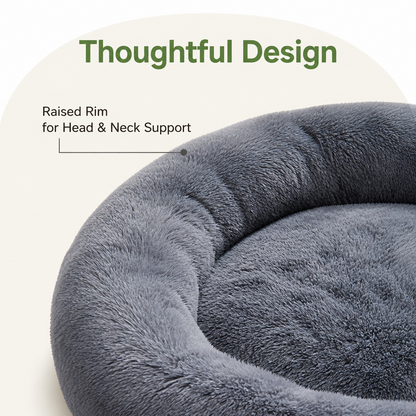 Ortekor Calming Plush Polyester Donut Bed