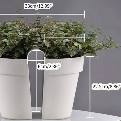 RAILBLOOM – Double Sided Hanging Railing Planter