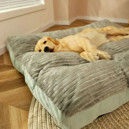 Orthopedic Dog Bed with Plush Cover - Memory Foam Support for Joint Relief & Comfort