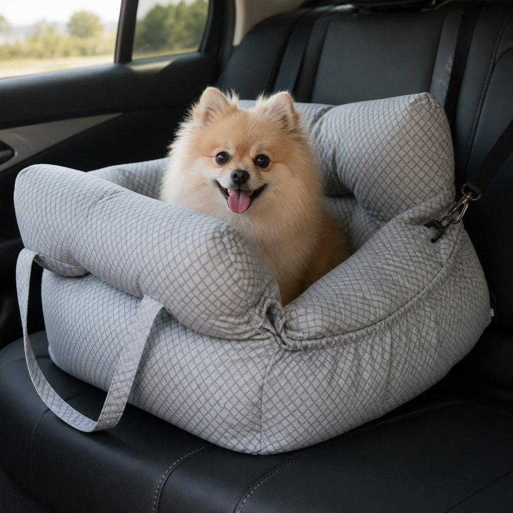 Ortekor Breathable Polyester Travel Carrier (Safety Hook & Car Seat Fit)