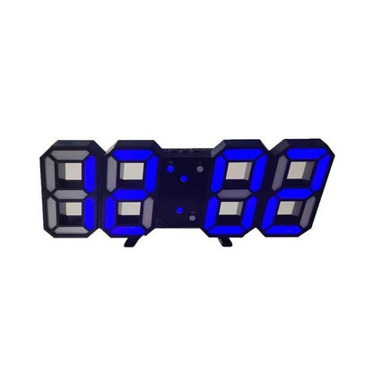 3D LED Digital Wall Clock with Adjustable Brightness | Modern Minimalist Display for Living Room, Bedroom & Office | USB Powered Time Piece