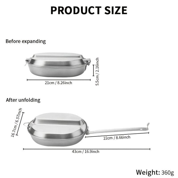 MEALTREK – Stainless Steel Camping Lunch Box