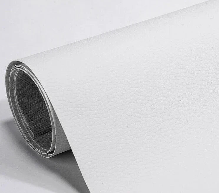 Peel-and-Stick Faux Leather Upholstery Repair Sheet – Cut to Size for Couches, Car Seats & Furniture – 8×55 in Restoration Patch