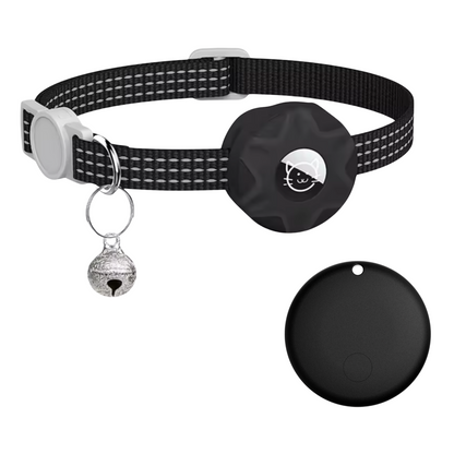 Pet Location Tracker with Reflective Collar for Dogs & Cats – Android Network Locator, Lightweight Waterproof Design, 8-10 Month Battery Lif