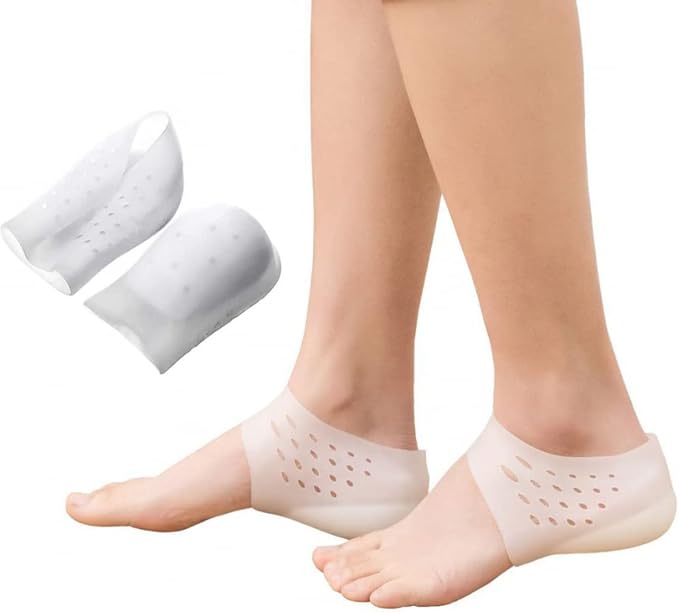 Gel Lift Insoles for Shoes Invisible Height Increase Cushioned Foot Pads Unisex Comfort Support Heel Inserts for Sneakers Boots Dress Shoes
