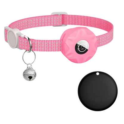 Pet Location Tracker with Reflective Collar for Dogs & Cats – Android Network Locator, Lightweight Waterproof Design, 8-10 Month Battery Lif