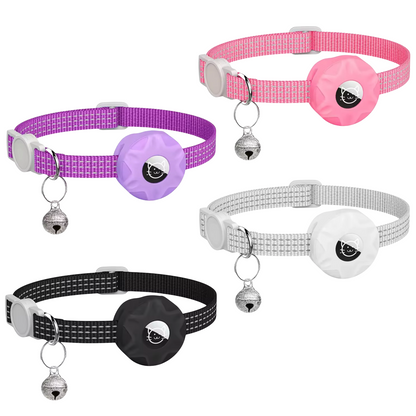 GPS-Free Android Tracking Collar for Cats & Small Dogs – Lightweight Reflective Strap with Sound Locator for Outdoor Pets