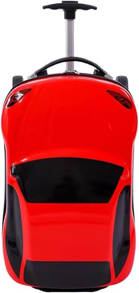 Adventure Buddy | Kids Suitcase with Fun Car Design & Adjustable Handle | Durable ABS Luggage for Easy Travel