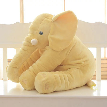 Plush Elephant Nursery Pillow for Babies & Toddlers – Soft Cuddle Cushion for Nap Time, Play & Decor