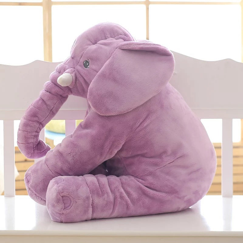 Plush Elephant Nursery Pillow for Babies & Toddlers – Soft Cuddle Cushion for Nap Time, Play & Decor
