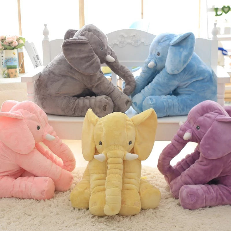 Plush Elephant Nursery Pillow for Babies & Toddlers – Soft Cuddle Cushion for Nap Time, Play & Decor
