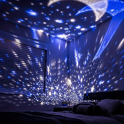 Soothing Galaxy Night Lamp with Music and Starry Sky