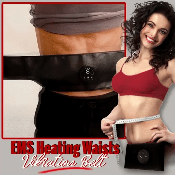 Waist Slimming Belt Heating & EMS Vibration Breathable Fabric