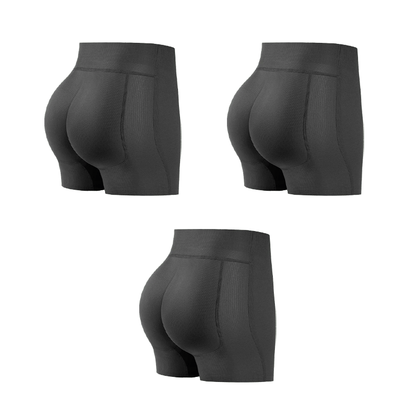 High-Waist Padded Butt-Lifting Shapewear Shorts for Women – Seamless Body Shaper with Removable Pads for Everyday Confidence & Special Occas