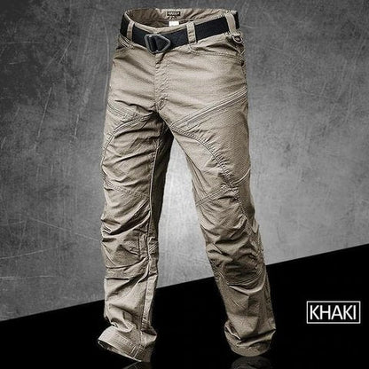 Urban Pro | Men's Black Cargo Pants with Waterproof Fabric | Multi-Pocket Design for Outdoor Adventures