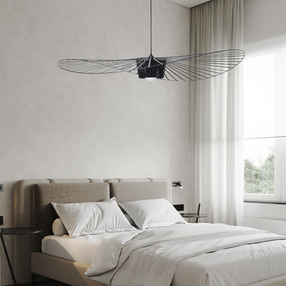 Sculptural Suspended Fixture with Adjustable Drop 59 in Diameter for Dining Tables & Open Floor Plans Kitchen Islands Modern Statement Overh