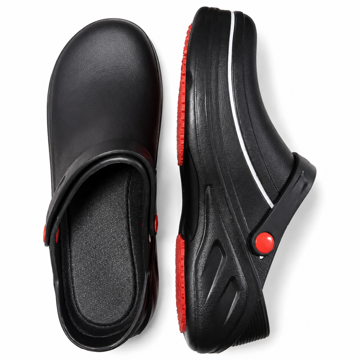 Oil-Resistant Work Shoes with Waterproof Protection & Anti-Slip Grip for Men – Industrial Safety Footwear for Kitchen, Construction &