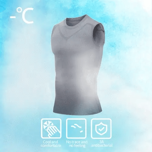 Men's Compression Undershirt for Smoothing Chest & Stomach | Invisible Slimming Tank for Gynecomastia | Posture Support Shapewear