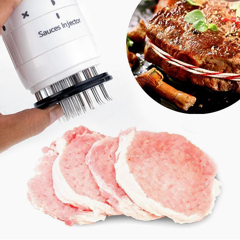Flavor Injector Syringe Kit with Needles for BBQ, Turkey & Brisket - Stainless Steel