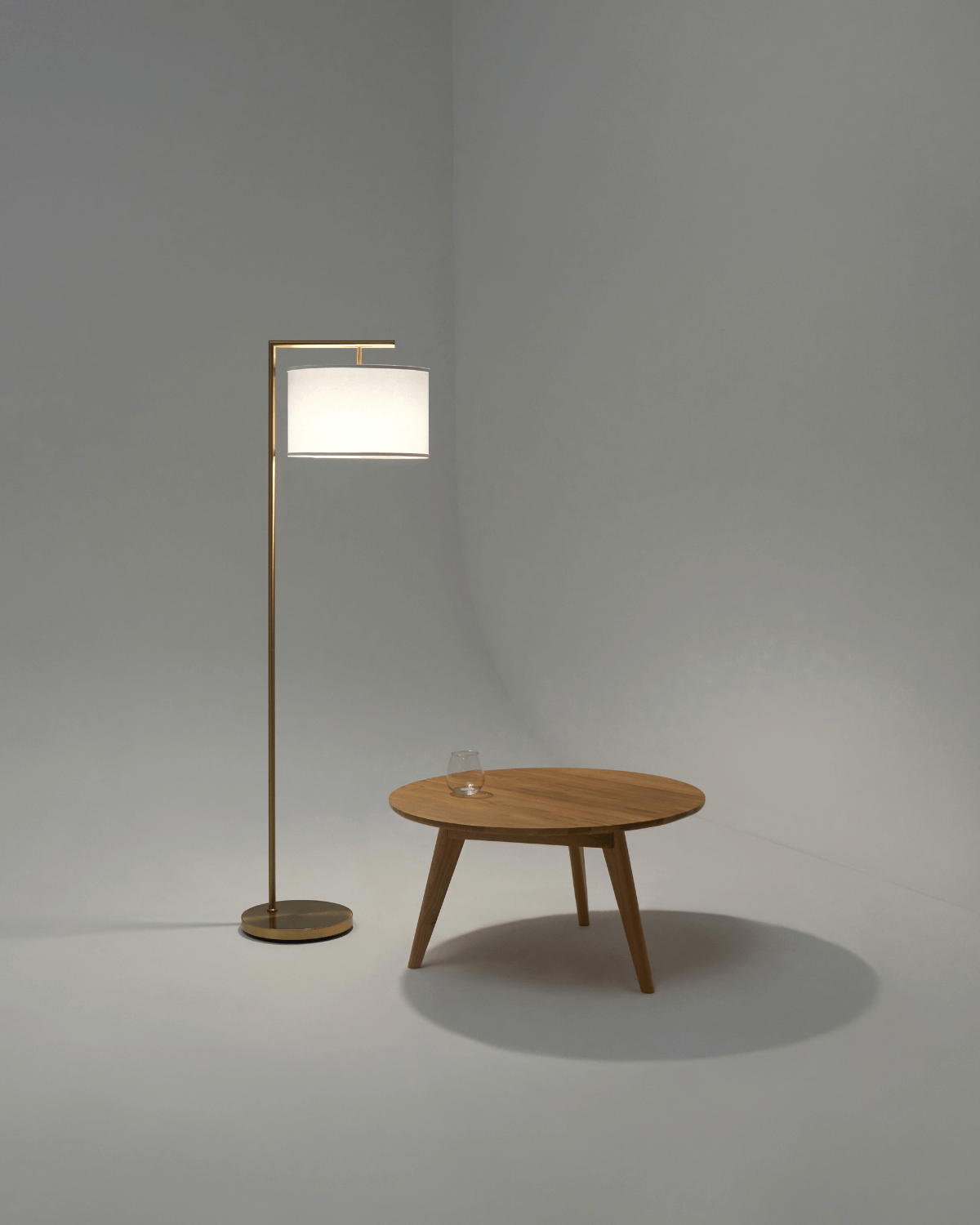 Fabric Shade Standing Lamp 60-Inch Metal Frame LED Illumination Foot Switch Control Contemporary Black Antique Brass Satin Nickel Tall Uplig