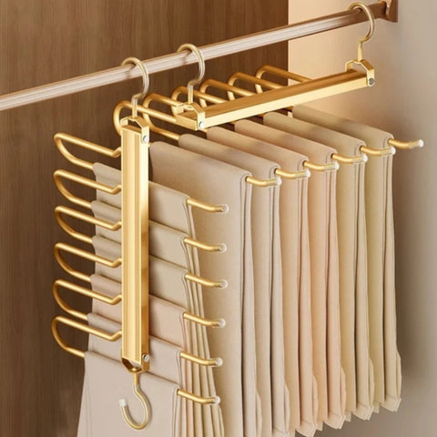 Regal Pant Hanger - Space-Saving Aluminium Alloy, 360° Rotating Design