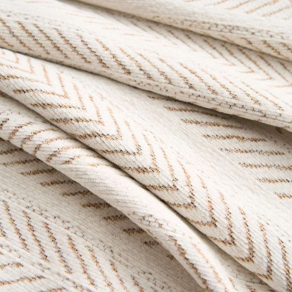 Textured Chenille Couch Cover with Tassels – Non-Slip Pet-Friendly Sofa Protector for 2-3-4 Seater Sectional Living Room Furniture