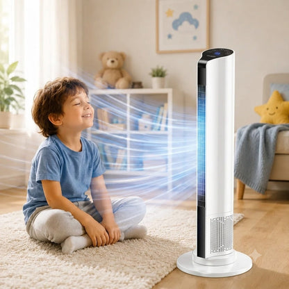Compact Mobile AC Unit for Home & Office – Windowless Evaporative Cooler with Wheels & Timer