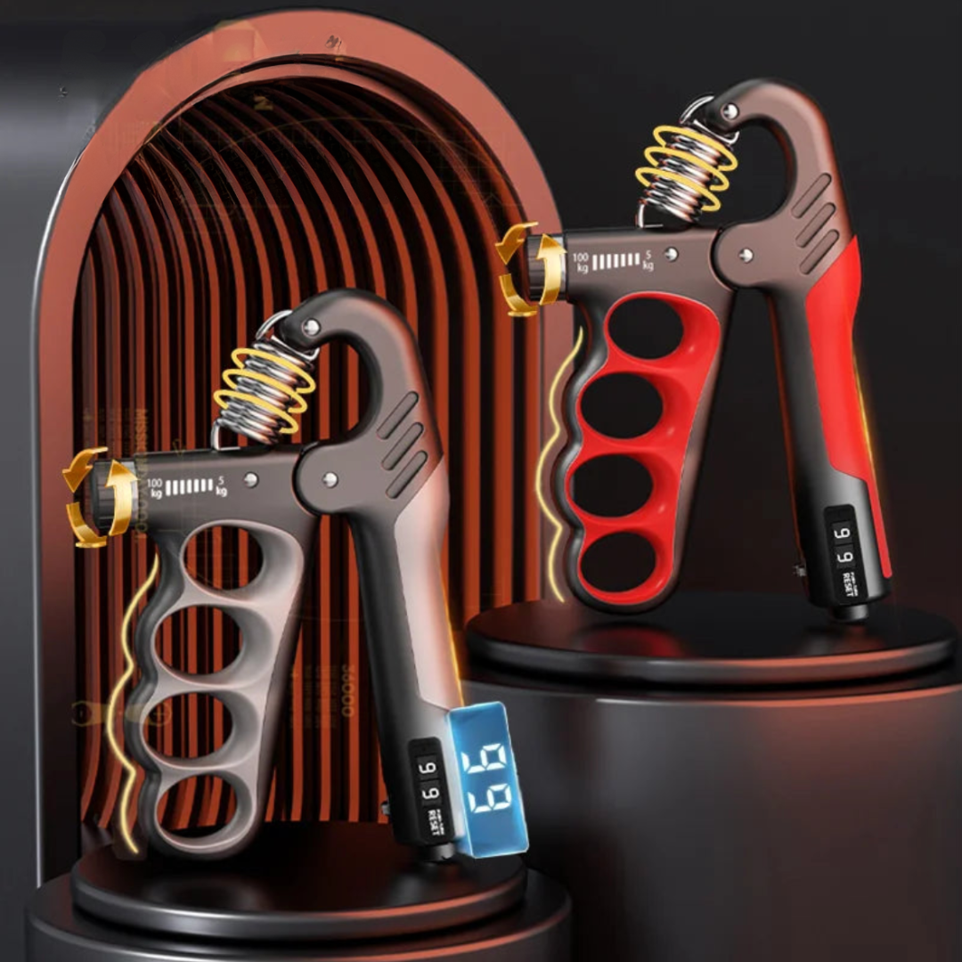 Adjustable Hand Gripper for Forearm & Wrist Training – Metal Spring Strengthener for Rehab & Fitness