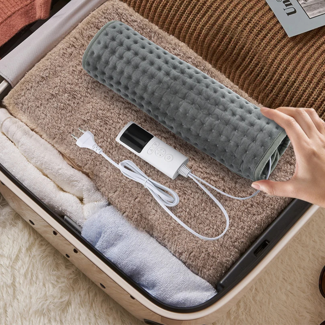 Heated Foot Warmer Pad with 9 Heat Settings & Auto Timer – Soft Microplush Electric Heating Mat for Home Office Winter