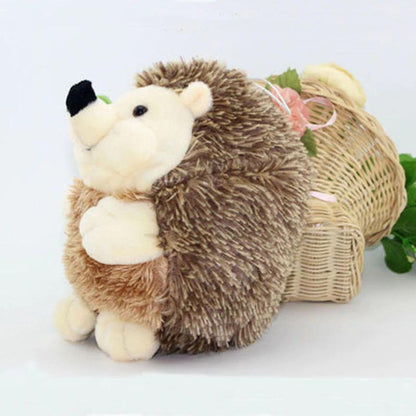 Plush Hedgehog Stuffed Animal Toy – Soft Cuddly Woodland Creature Doll for Kids Toddlers & Babies, Adorable Smiling Face with Sparkly
