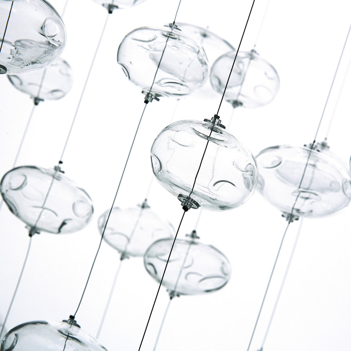 Textured Glass Globe Multi-Light Fixture – Contemporary Overhead Lighting for Dining Rooms & Entryways