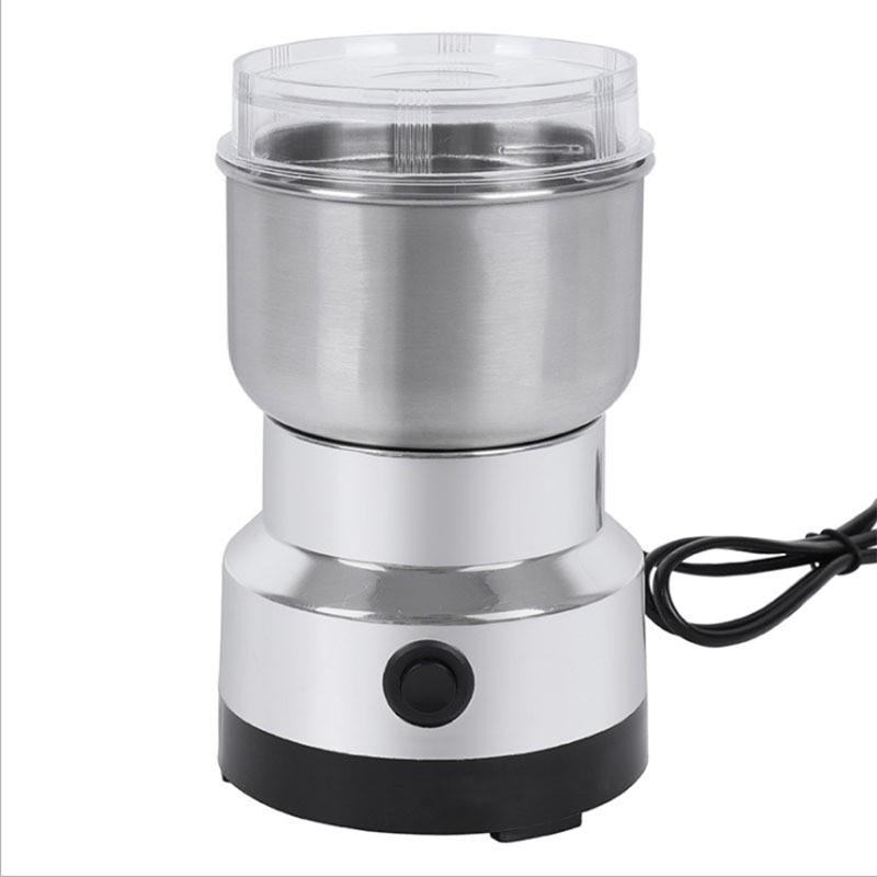 Countertop Herb and Coffee Mill – 300W Motor, Stainless Steel Grinding Bowl, One-Touch Operation for Fresh Spices, Beans, Seeds