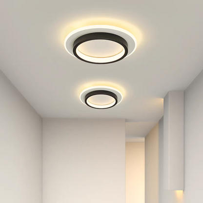 Round Flush Mount LED Light 2 in Low Profile for Bedroom Hallway Living Room Kitchen Entry Modern Ultra Slim Disk Design 10W 20W Integrated