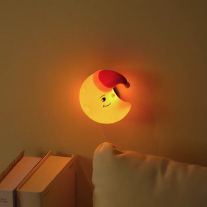 Kids Night Light LED Lamp Star Moon Cloud Rechargeable USB Cordless Bedside Nightlight Nursery Baby Toddler Room Decor 3 Brightness Levels