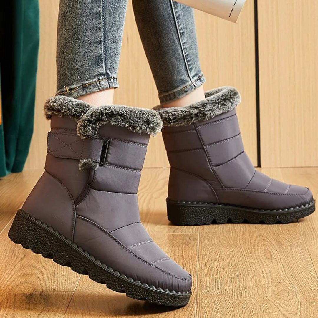 Women's Insulated Winter Boots Waterproof with Plush Lining & Anti-Slip Sole for Snow, Cold Weather, Daily Wear & Outdoor Activities