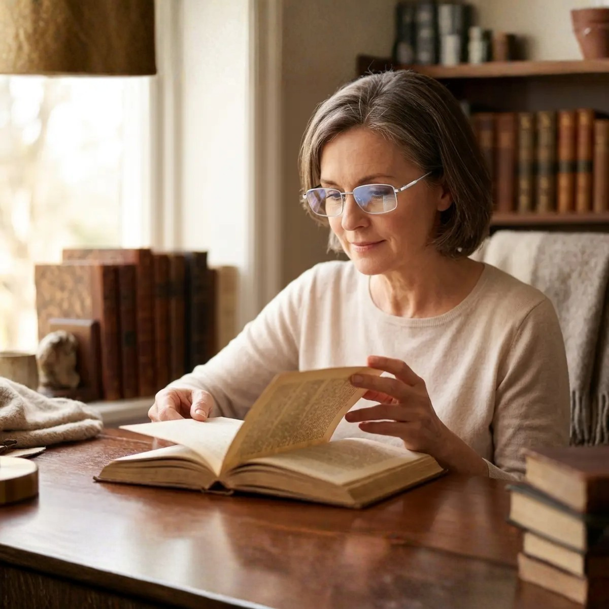 Multifocal Reading Glasses with Blue-Light Filter & Anti-Glare Coating for Reading, Screens & Distance Vision