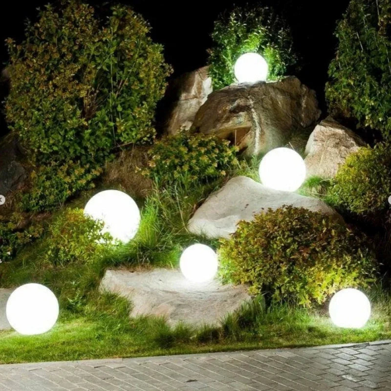 Cordless Color-Changing LED Globe Light for Patio & Garden – 16 Color Modes with Remote Control