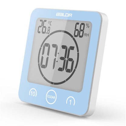 Waterproof Bathroom Shower Clock with Large Display for Time Management