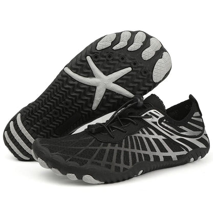 Quick-Dry Water Shoes with Non-Slip Rubber Sole for Beach, Pool & Water Sports | Unisex Lightweight Aqua Sneakers