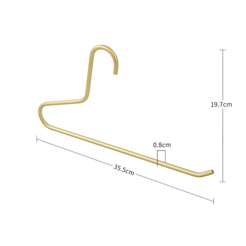 Milo Wardrobe Hangers - Durable Metal, Non-Slip Design