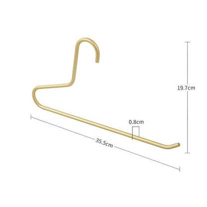 Milo Wardrobe Hangers - Durable Metal, Non-Slip Design