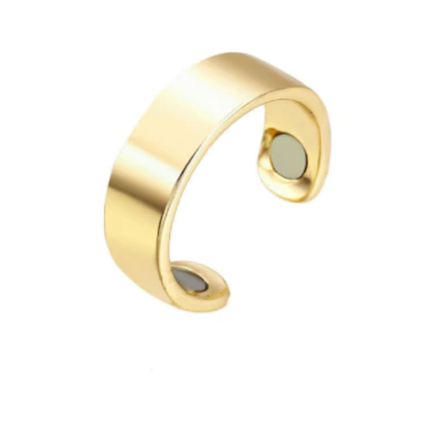 Adjustable Magnetic Wellness Ring for Daily Comfort & Balance – Metal Therapy Band for Fingers, Flexible Fit, Everyday Wear, Holistic