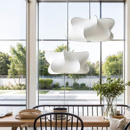 Silk Pendant Light Japanese-Inspired LED Warm White for Living Room Bedroom Hotel