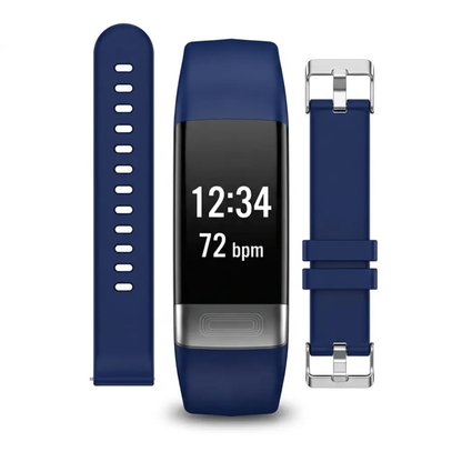 Health Tracking Wristband Heart Rate Blood Oxygen ECG Silicone Fitness Watch for iOS Android Women Men Sleep Activity Monitor