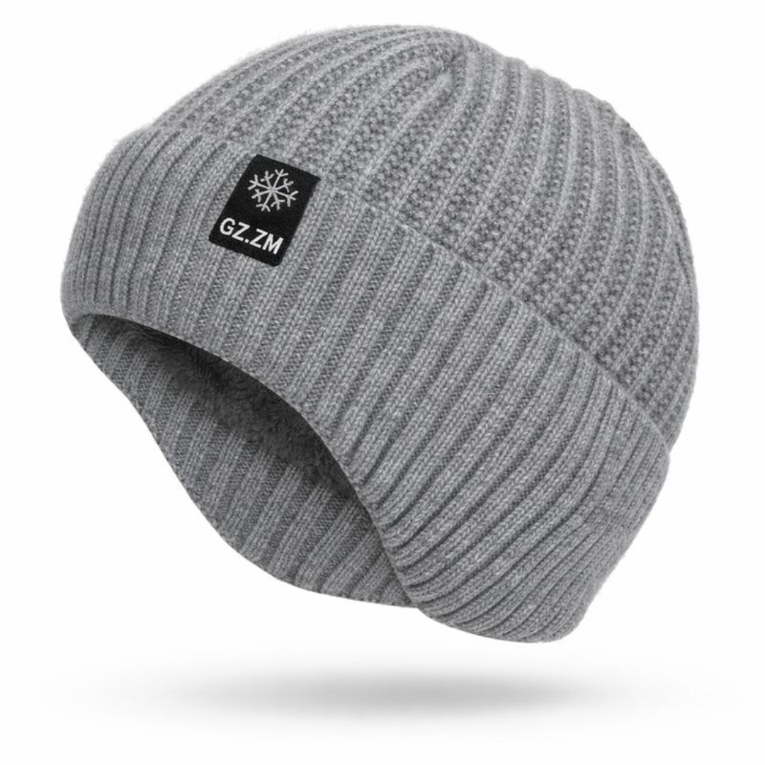 Fleece-Lined Trapper Hat with Ear Flaps – Winter Bomber Beanie for Men & Women