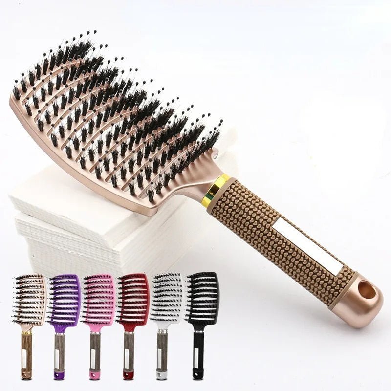 Detangling Hairbrush for Wet & Dry Hair – Pain-Free Knot Removal for All Hair Types