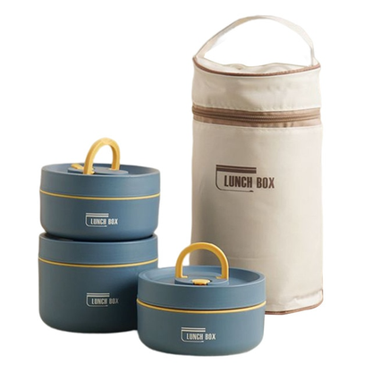 Stackable Insulated Food Jar Set with Leak-Proof Lids for Work School Travel Meal Prep Containers Portable Bento Box Hot Cold Food Storage S