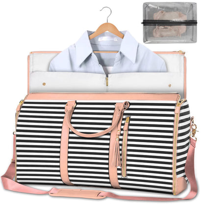 Suit Carrier with Convertible Design for Travel, Business Trips & Closet Storage