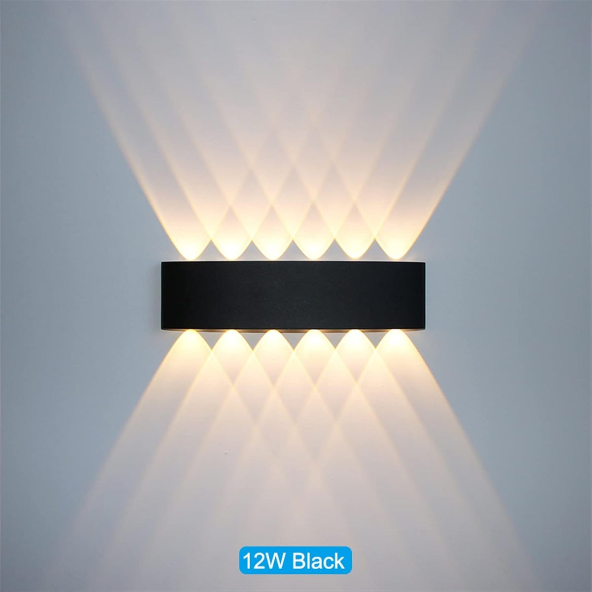 Indoor Outdoor Wall Sconce – Hardwired Weatherproof Light Fixture, Slim Vertical Profile for Entryway, Patio, Garden